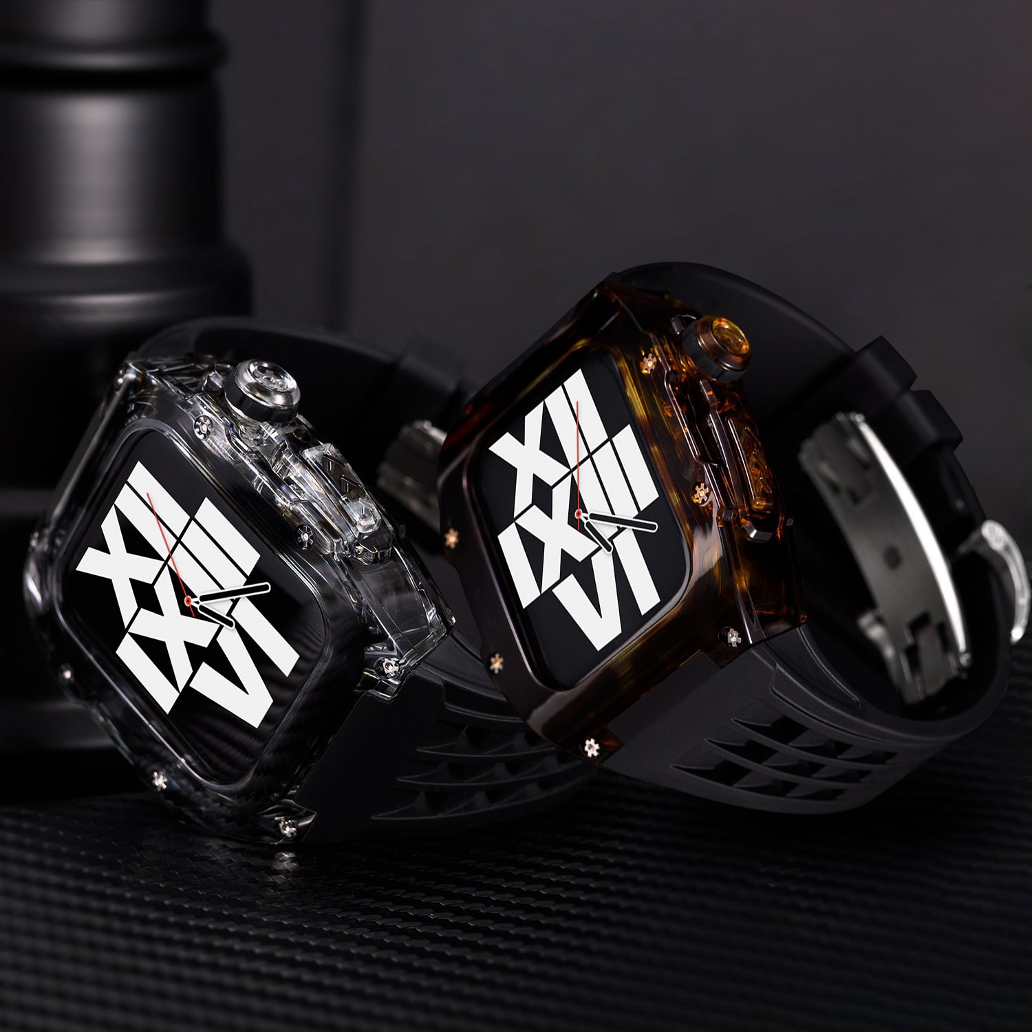 Tiger Pattern 49mm Mod Kit Watch Case For Apple Ultra Watch