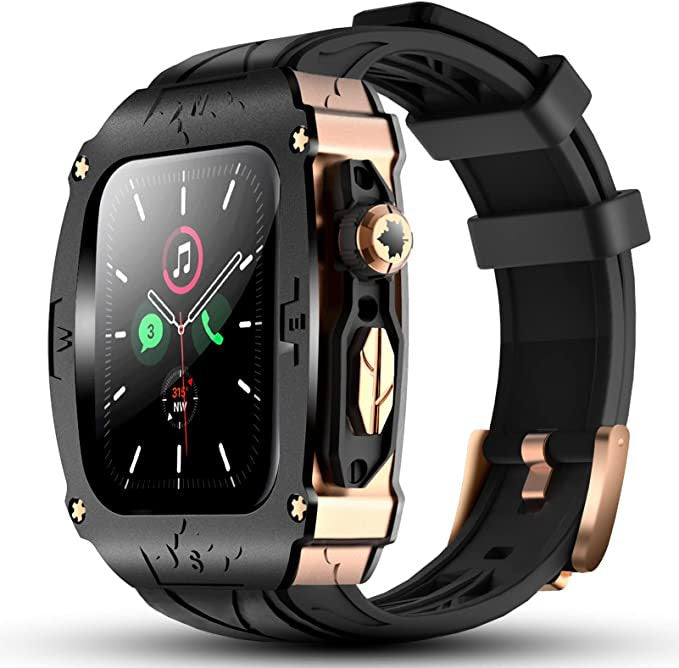 Luxury Metal Watch Case For Apple Watch 44-45mm