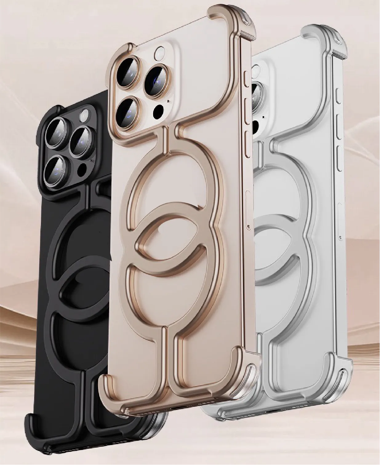 DoubleRing Design Case For iPhone