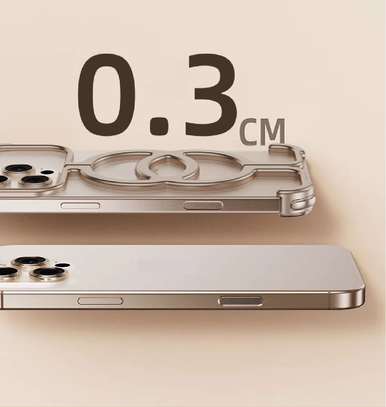 DoubleRing Design Case For iPhone