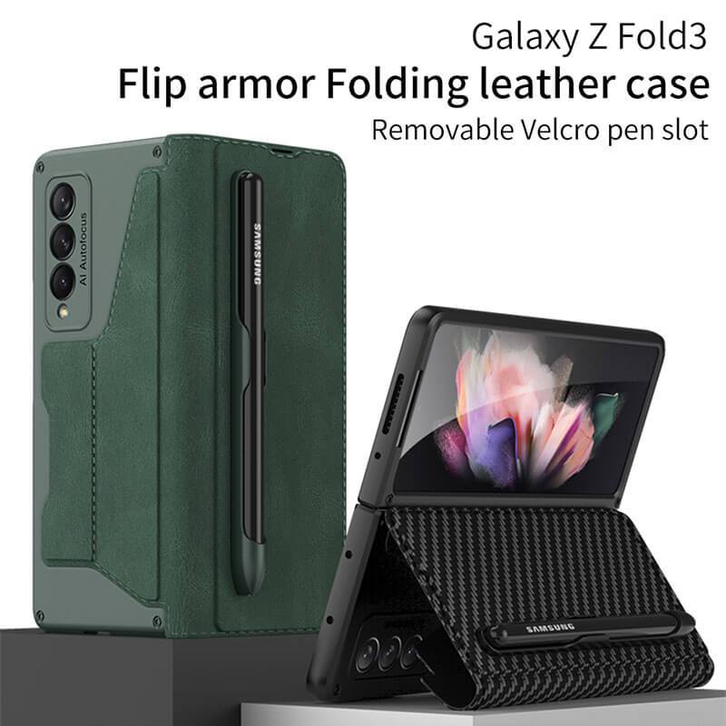 FlipArmor Leather Case For Samsung Fold