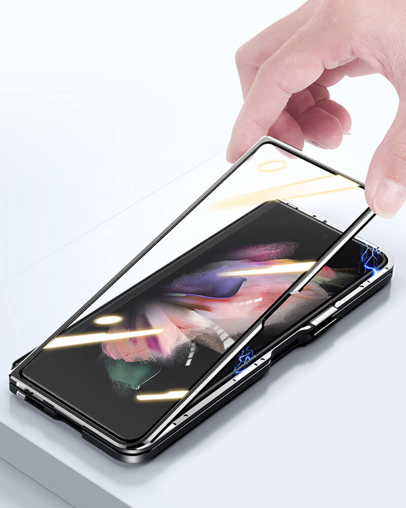 Brushed Metal Case For Samsung Fold