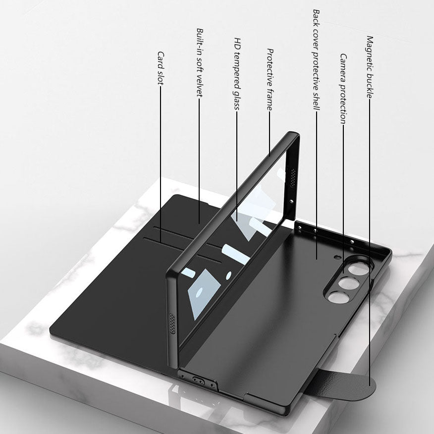 GlassFlip Case For Samsung Fold