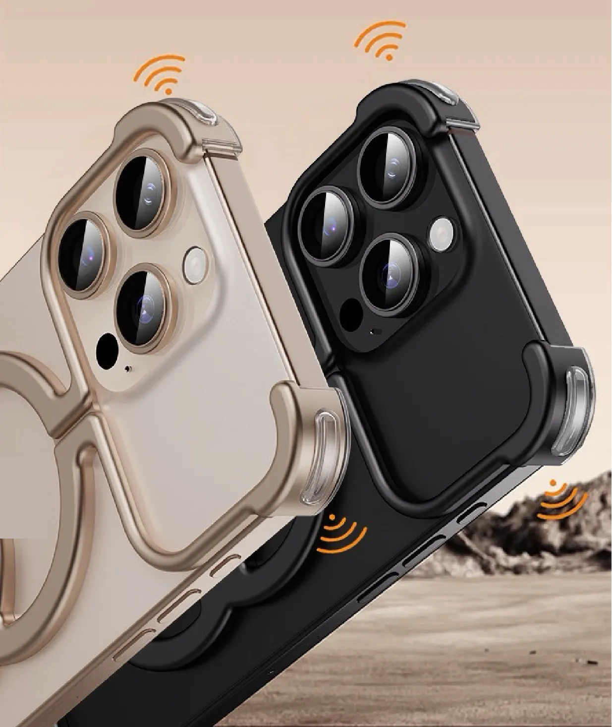 DoubleRing Design Case For iPhone