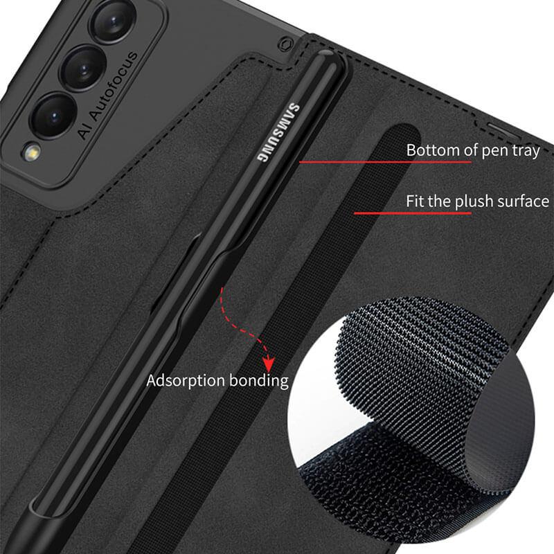 FlipArmor Leather Case For Samsung Fold