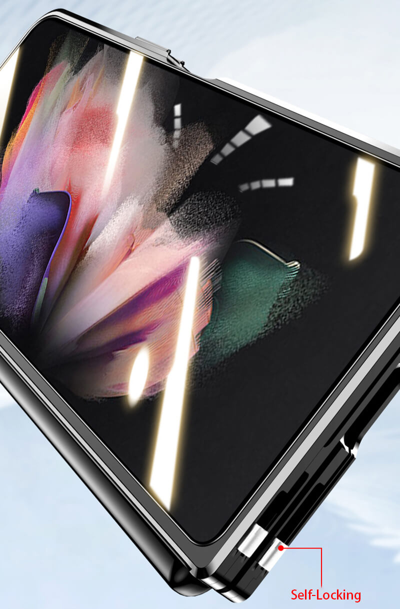 Brushed Metal Case For Samsung Fold