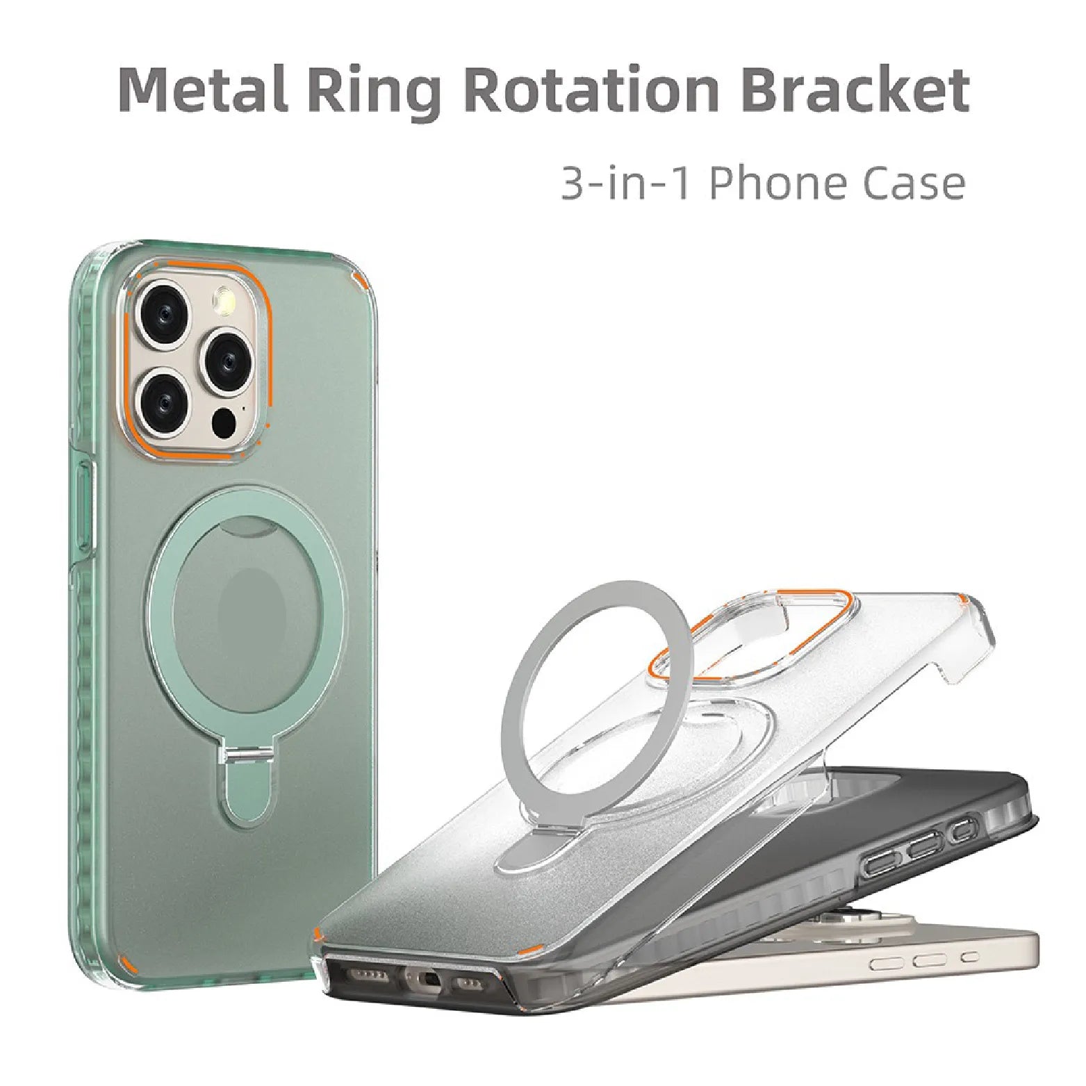PC+TPU Clear Case For iPhone