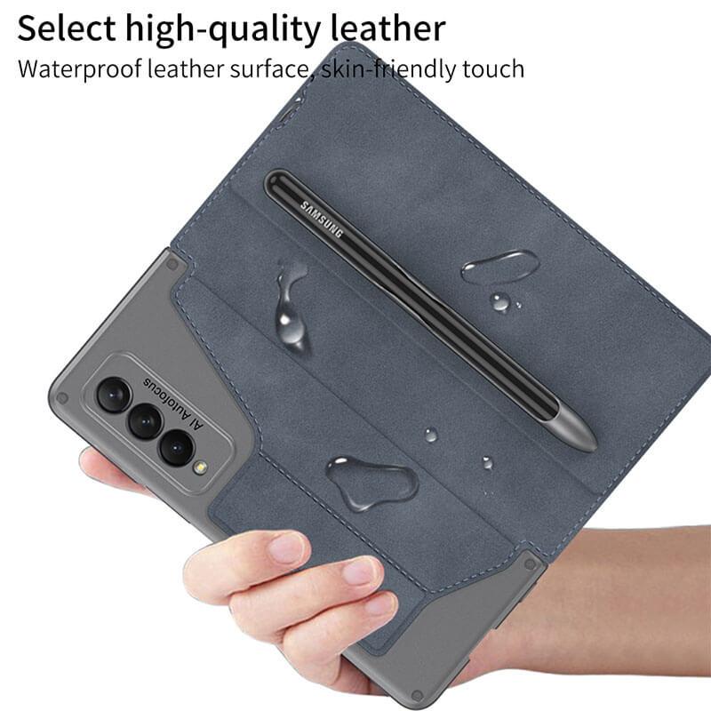 FlipArmor Leather Case For Samsung Fold