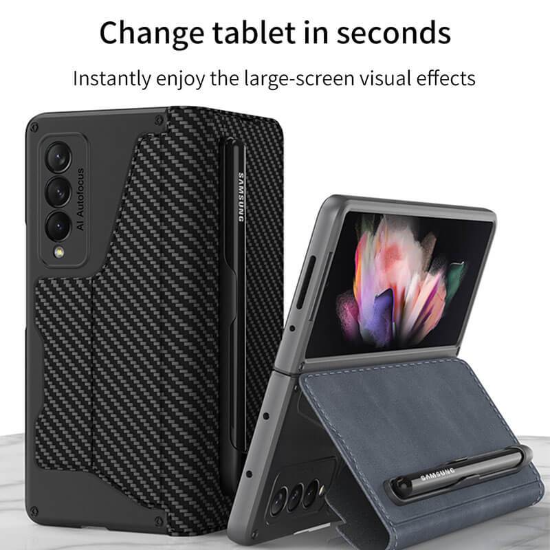 FlipArmor Leather Case For Samsung Fold