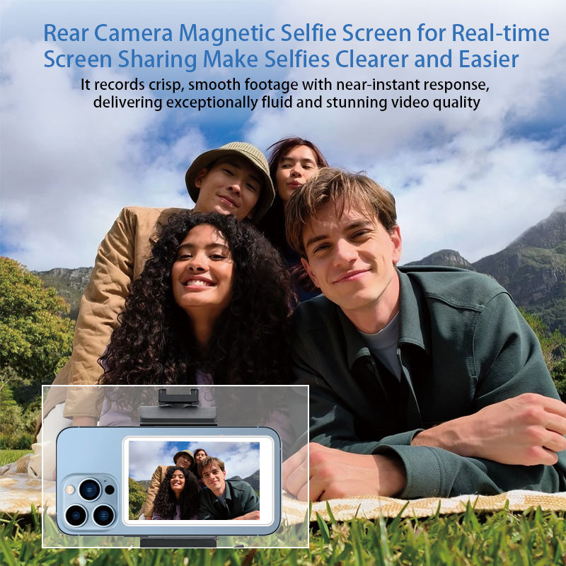 Pro Ultra Vlog Selfie Monitor Screen For iPhone And Android (touchscreen)