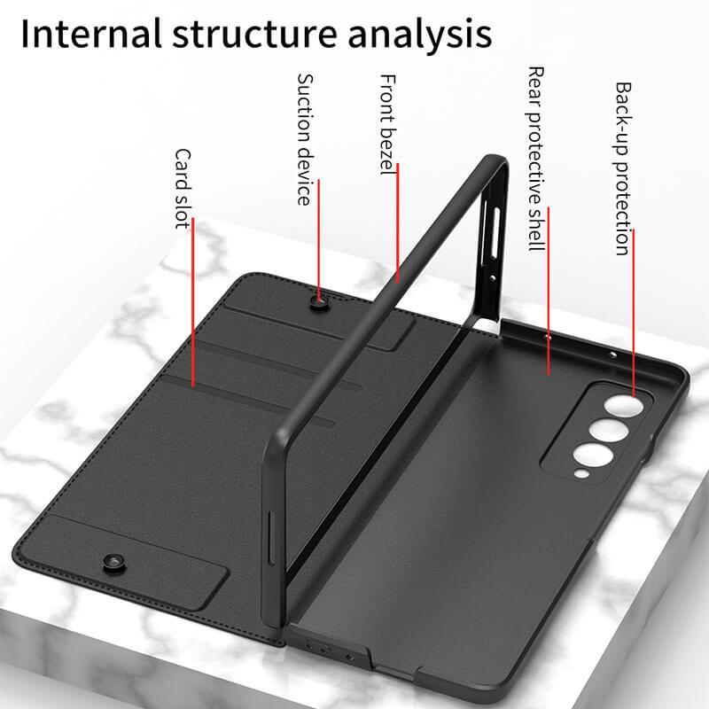FlipArmor Leather Case For Samsung Fold