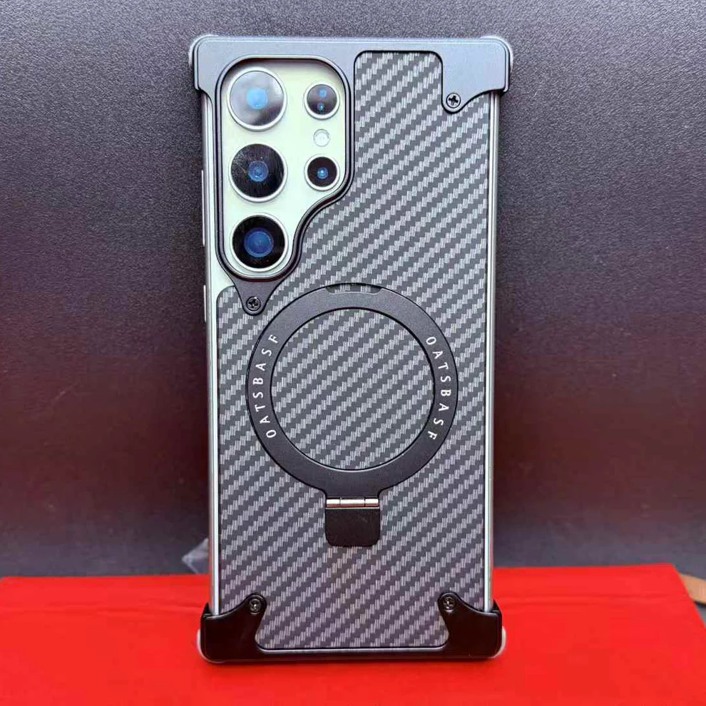 Anti-Collision Carbon Fiber Cover For Samsung