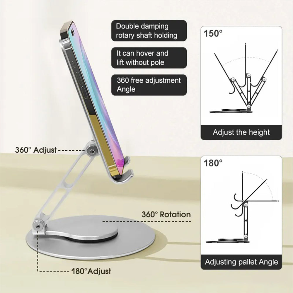 Elite Phone and Tablet Stand (Silver)