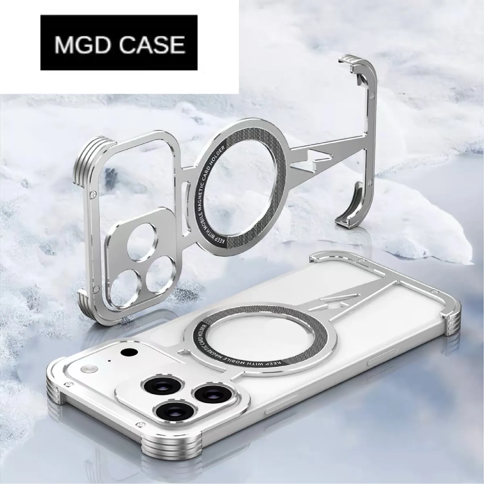 Flash Metal Case For iPhone