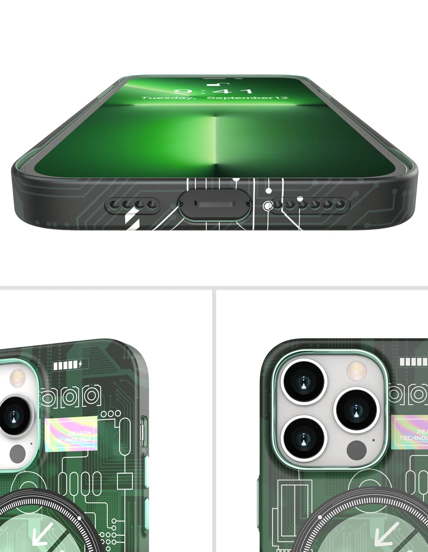 Cyber Luminous Magnetic Case For iPhone