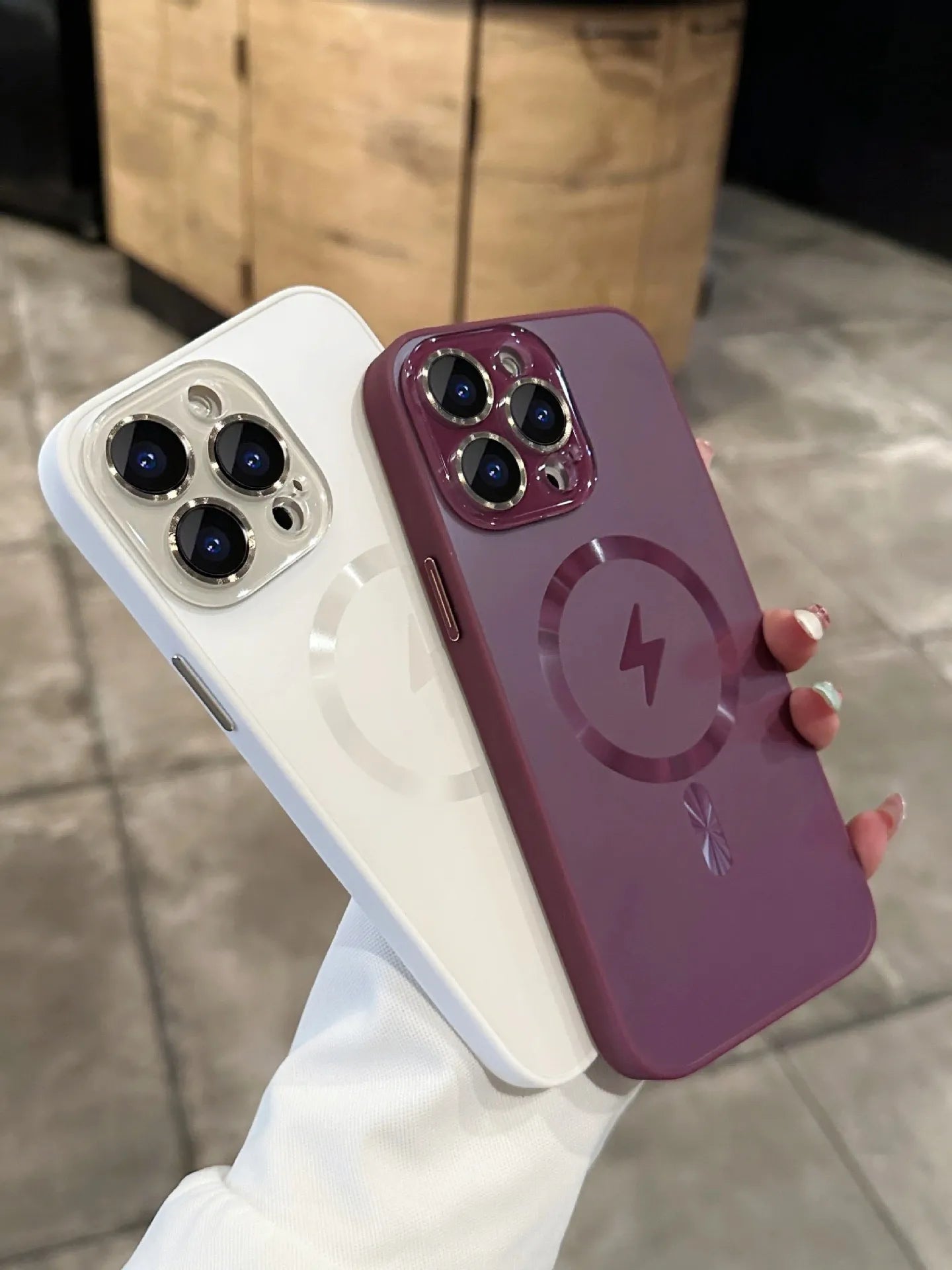 Frosted Lightning Case For iPhone