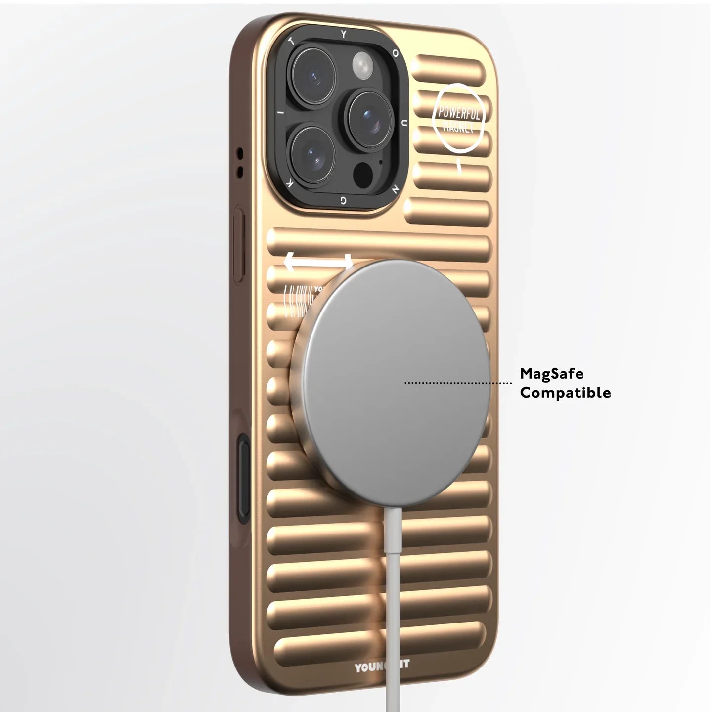 YOUNGKIT 3D Ribbed Design Case For iPhone