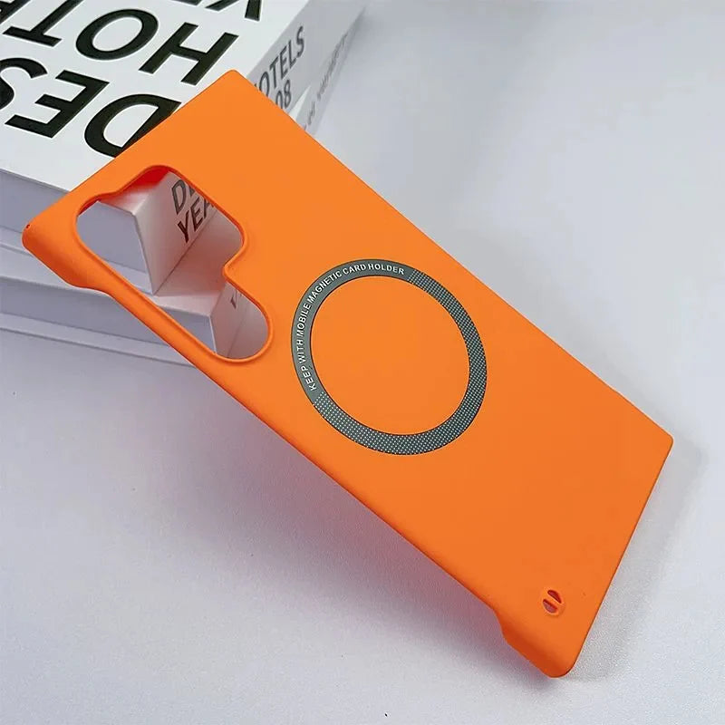 Frameless Hard PC Magnetic Case For Samsung