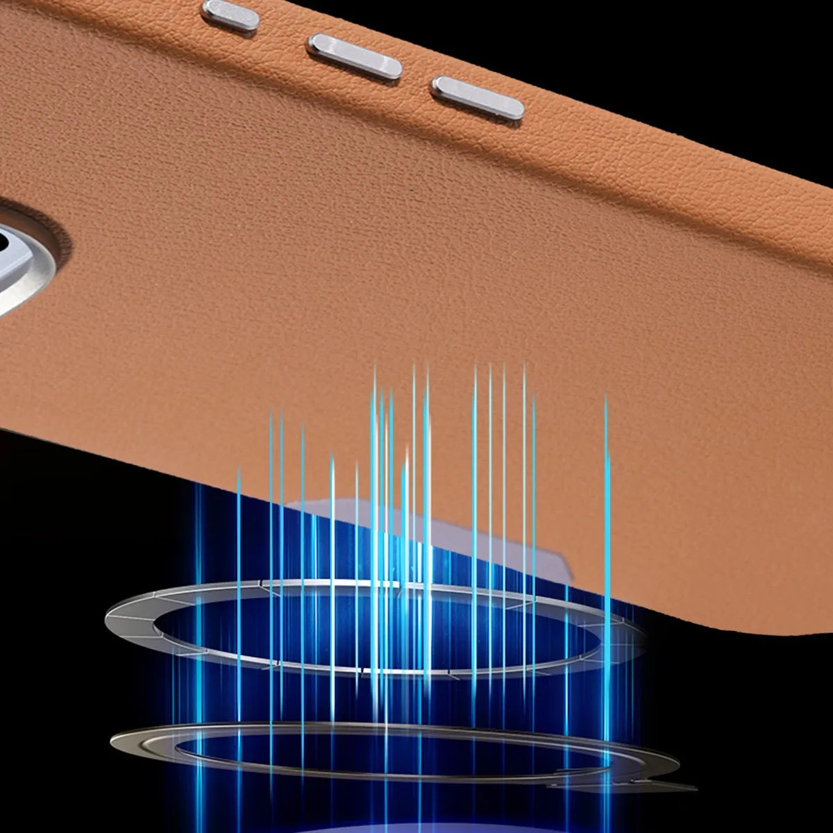 Leather Texture Case For iPhone