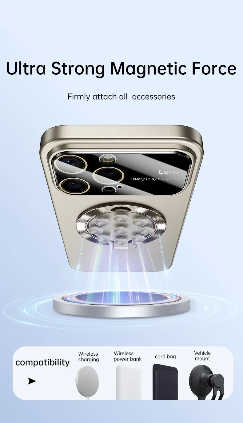 Sticky Pad Magnetic Case For iPhone