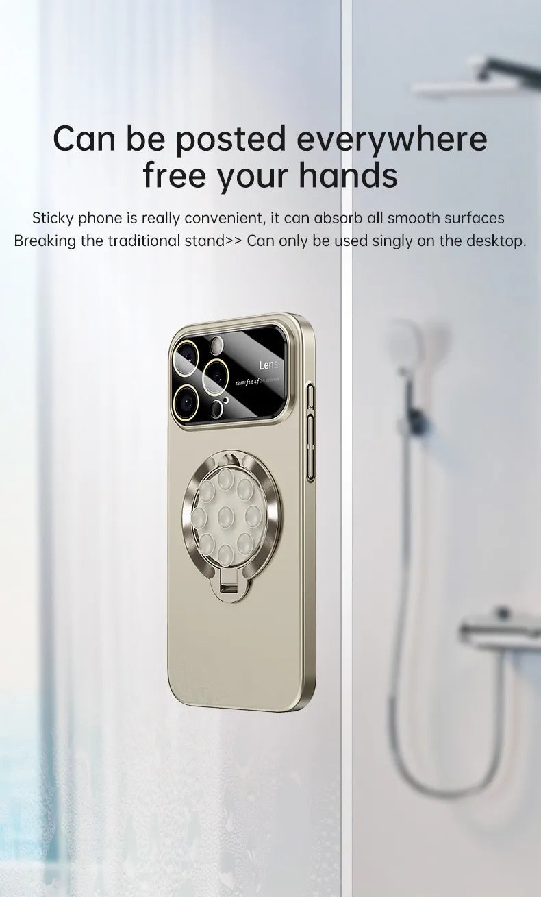 Sticky Pad Magnetic Case For iPhone