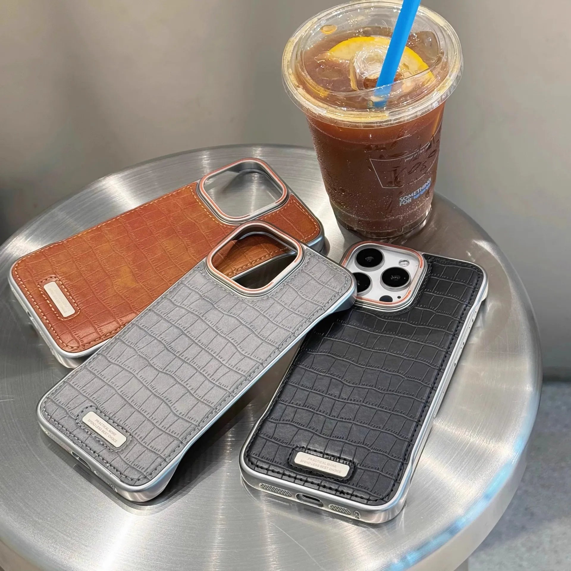 Frameless Crocodile Pattern Case For iPhone