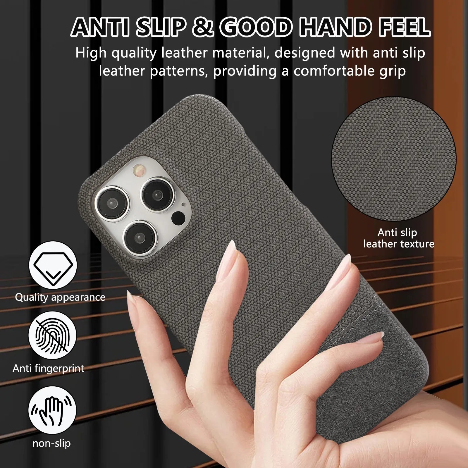 Stitched AntiScratch Case For iPhone