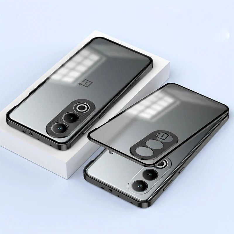 Aluminium Frame Glass Back Case For OnePlus