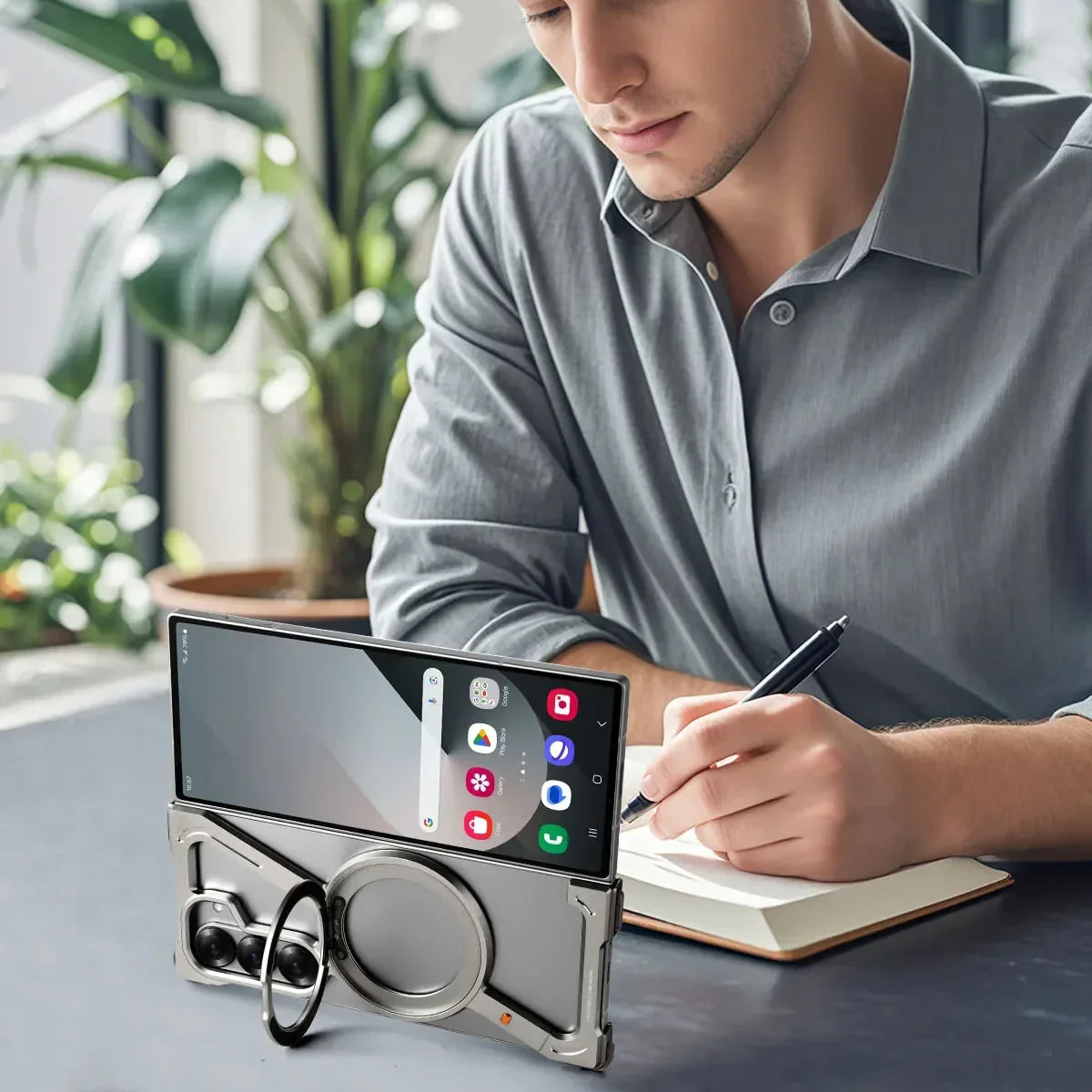 Luxury Z Shape Metal Case for Samsung Z Fold