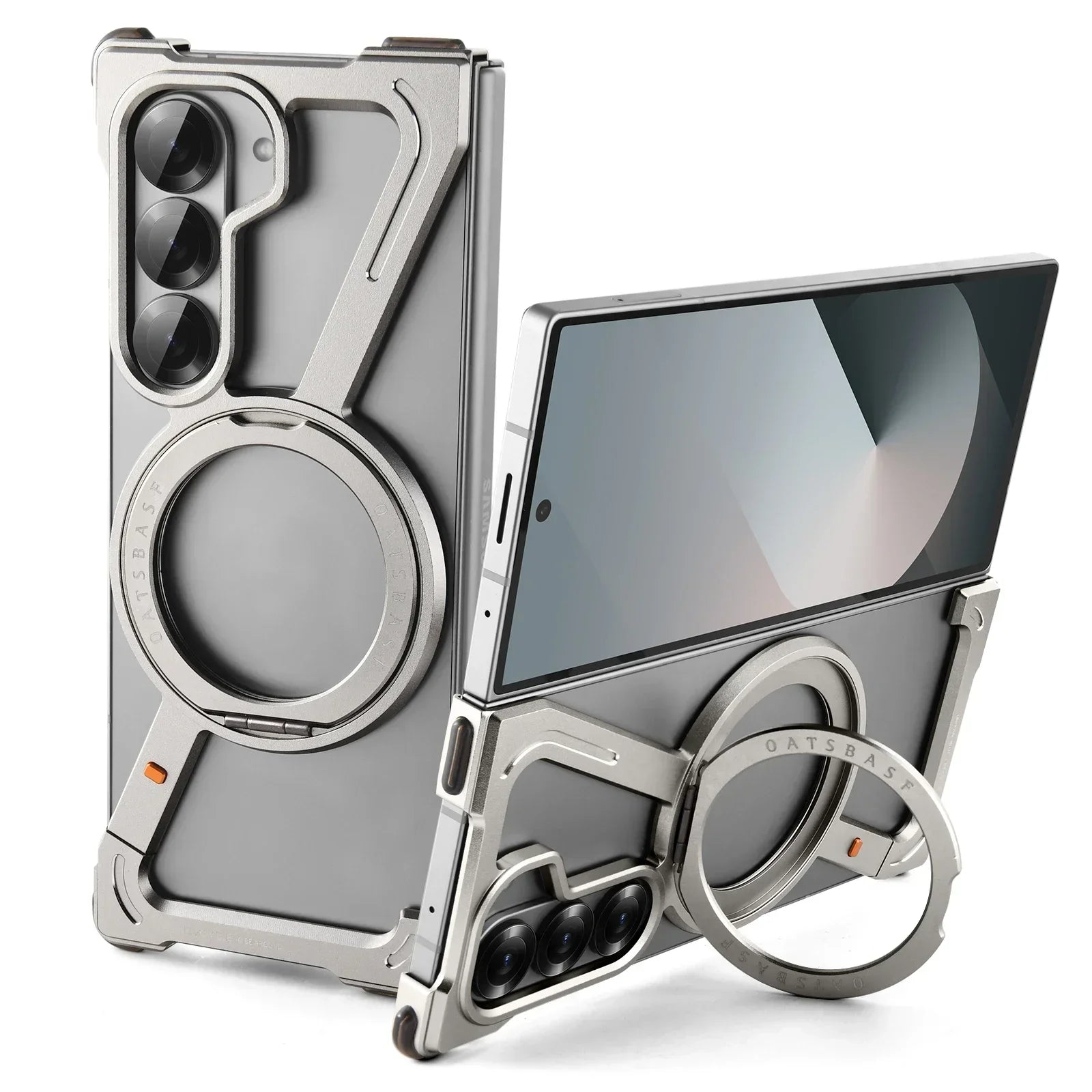 Luxury Z Shape Metal Case for Samsung Z Fold