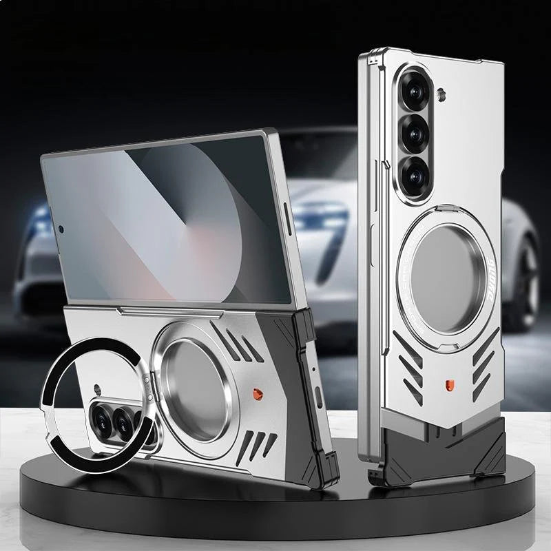 Supercar Design Metal Heat Dissipation Case For Samsung Z Fold