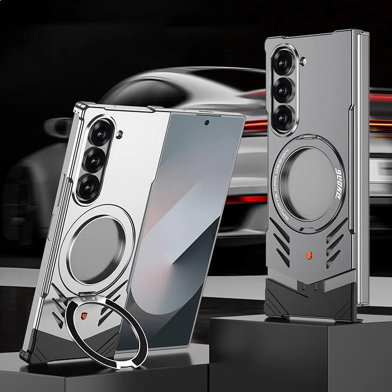 Supercar Design Metal Heat Dissipation Case For Samsung Z Fold