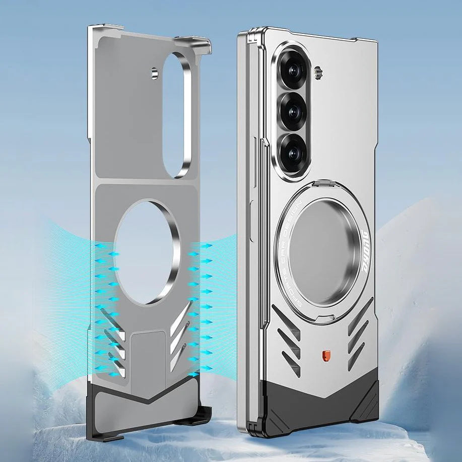 Supercar Design Metal Heat Dissipation Case For Samsung Z Fold