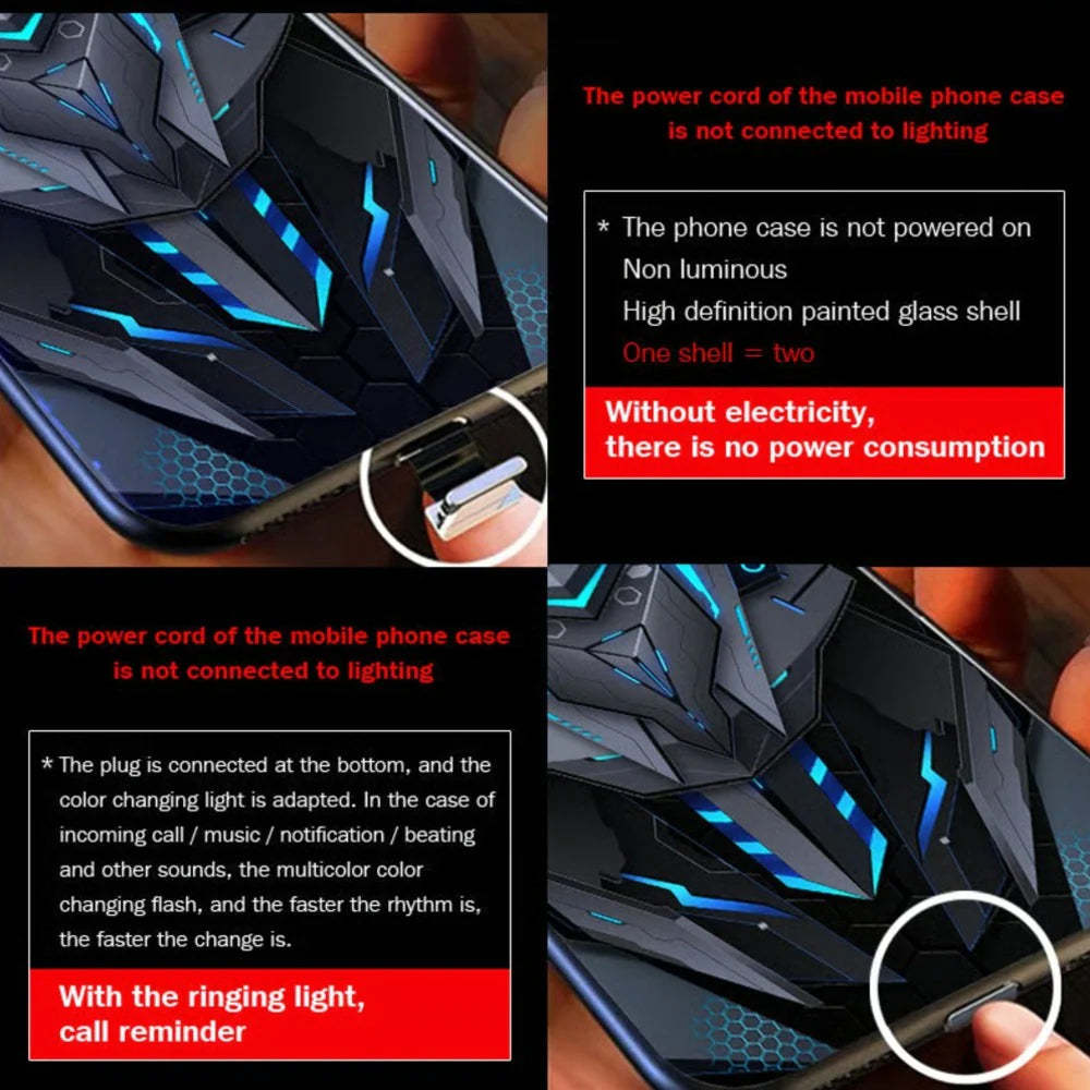 Smart LED Luminous Case For iPhone