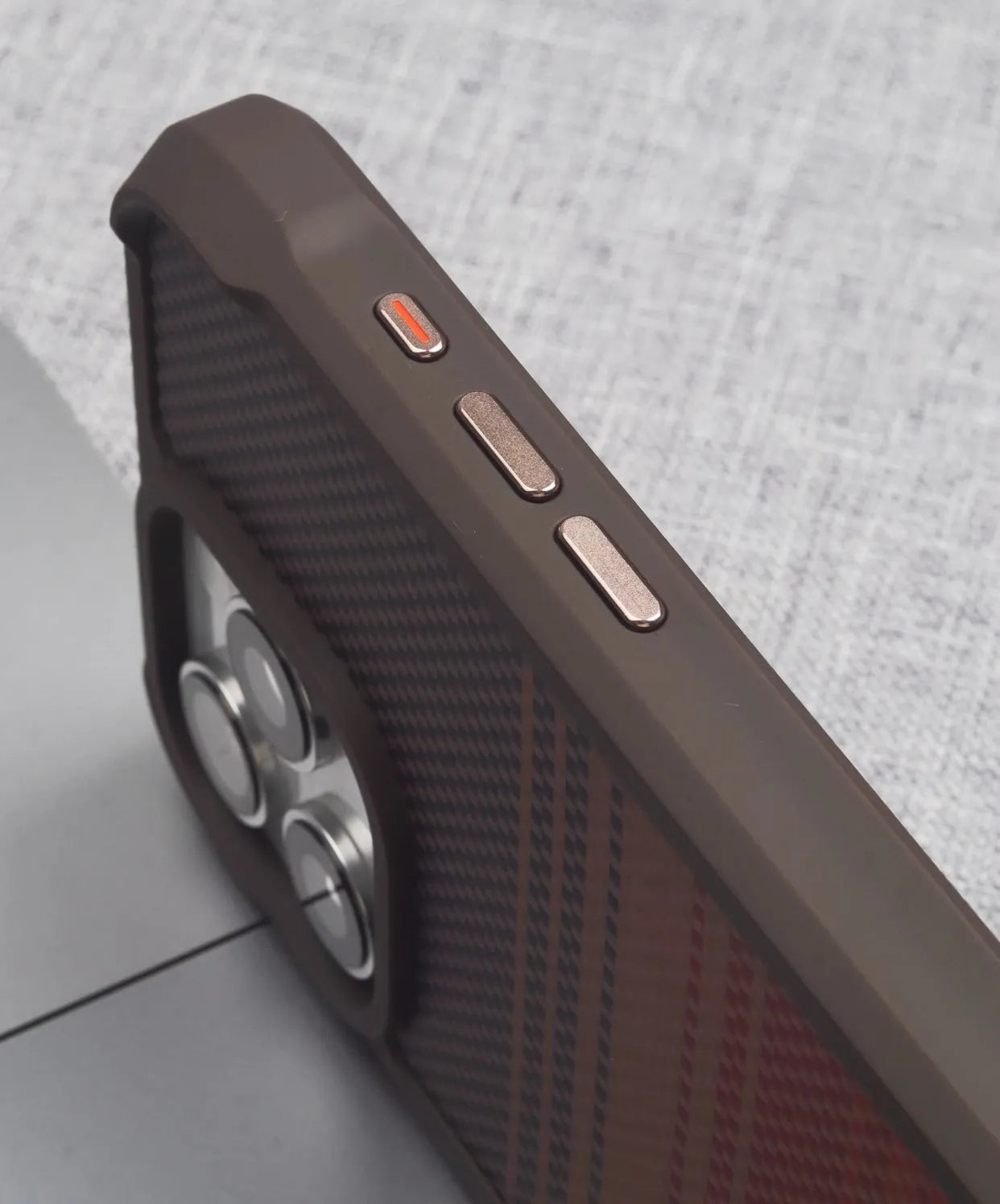 TPU Kevlar Pattern Case For iPhone