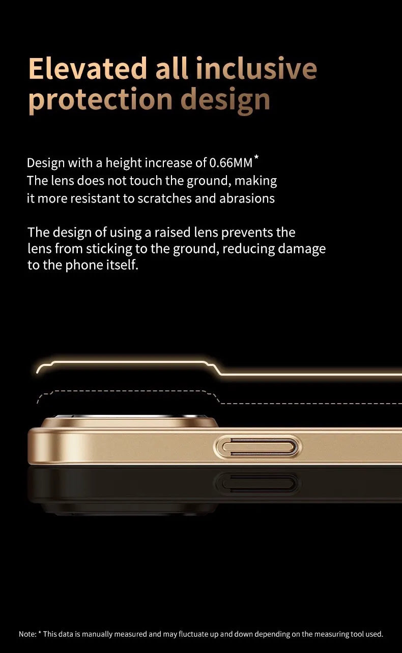 Dark Camera Lense Case For iPhone