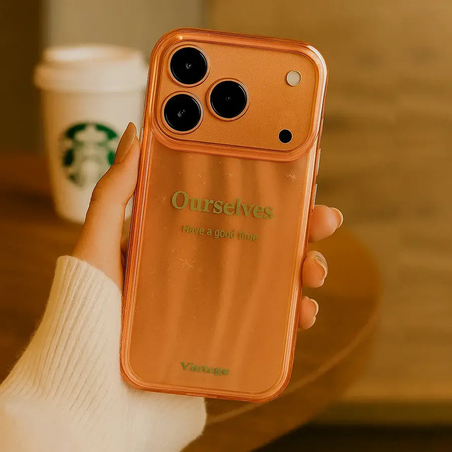 Vintage Glass Trans Case For iPhone