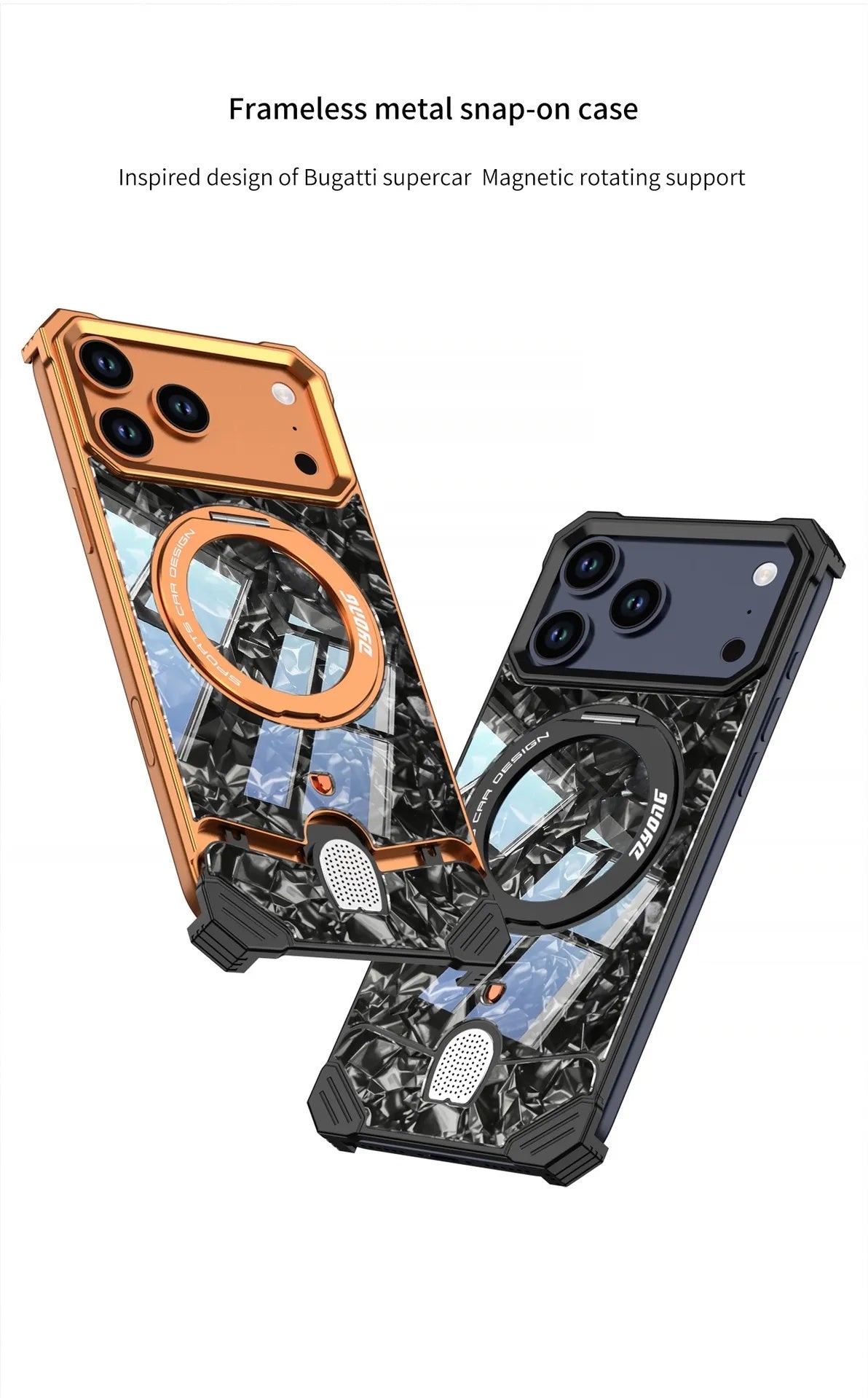 Sport Luster Metal Case For iPhone