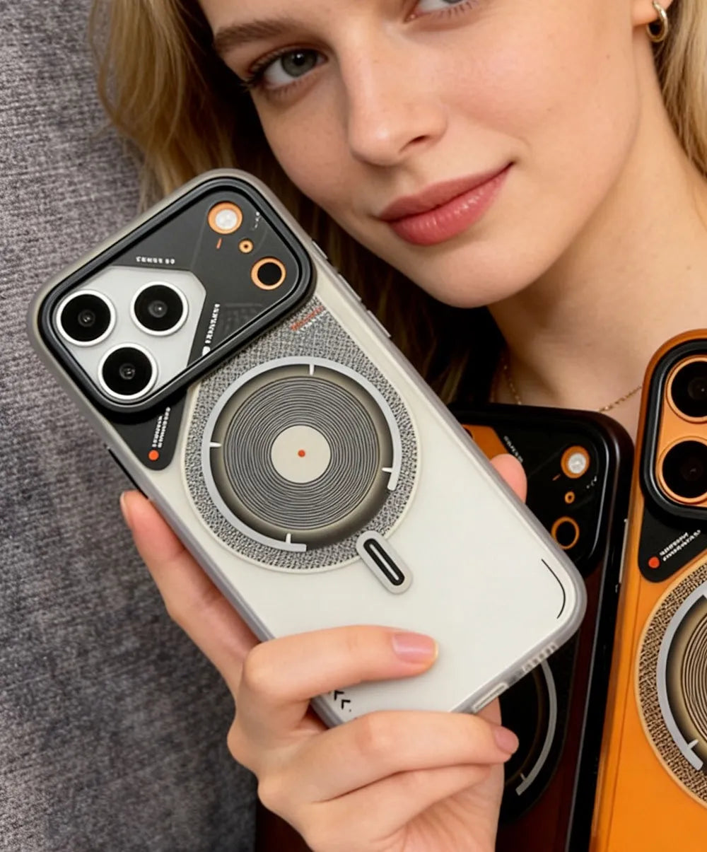 Cyber Semi-transparent Case For iPhone
