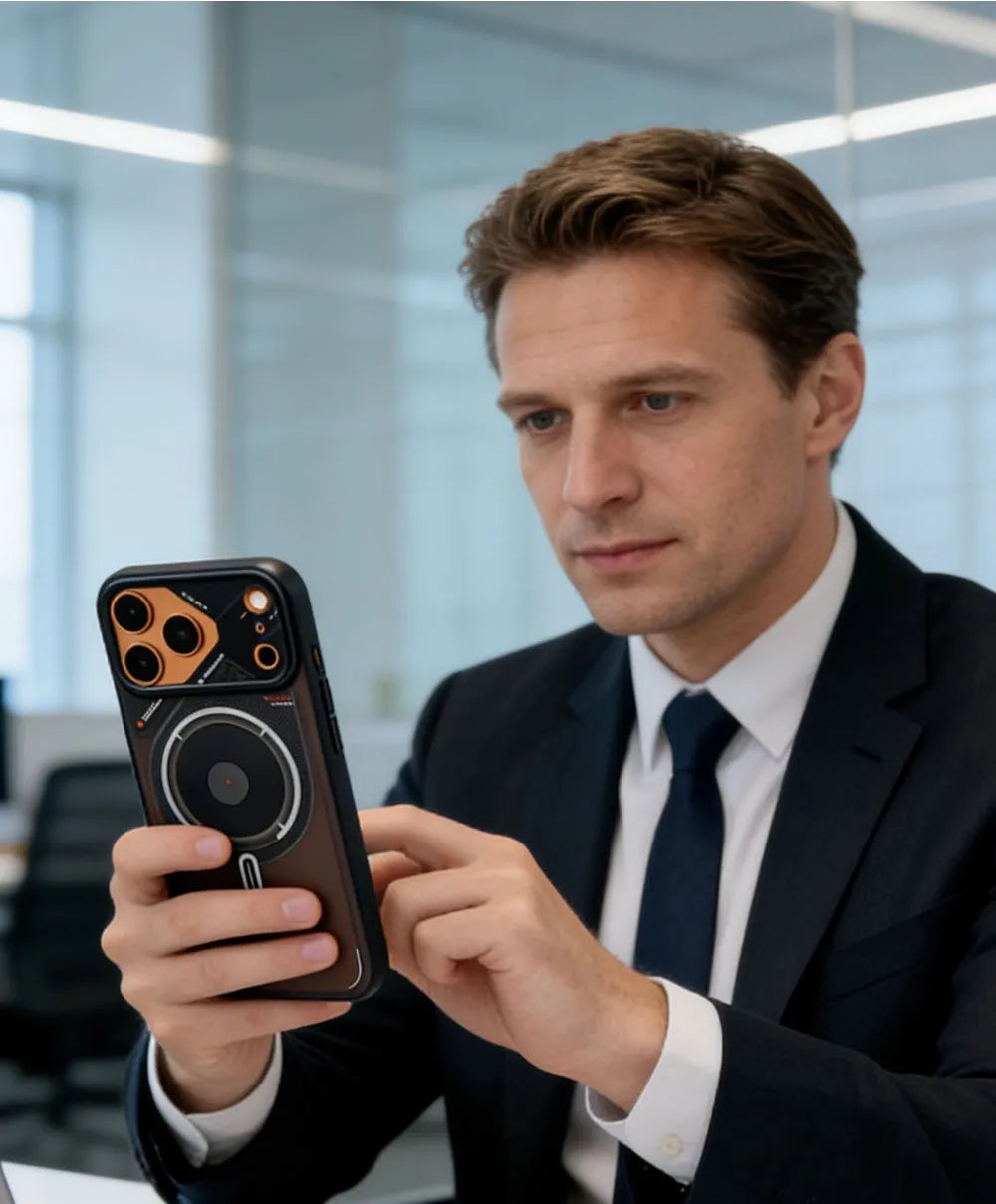 Cyber Semi-transparent Case For iPhone