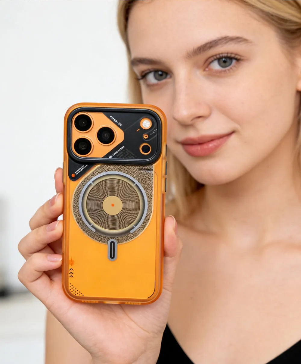 Cyber Semi-transparent Case For iPhone