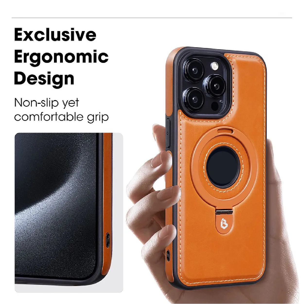 Pocket Friendly Leather Case For iPhone