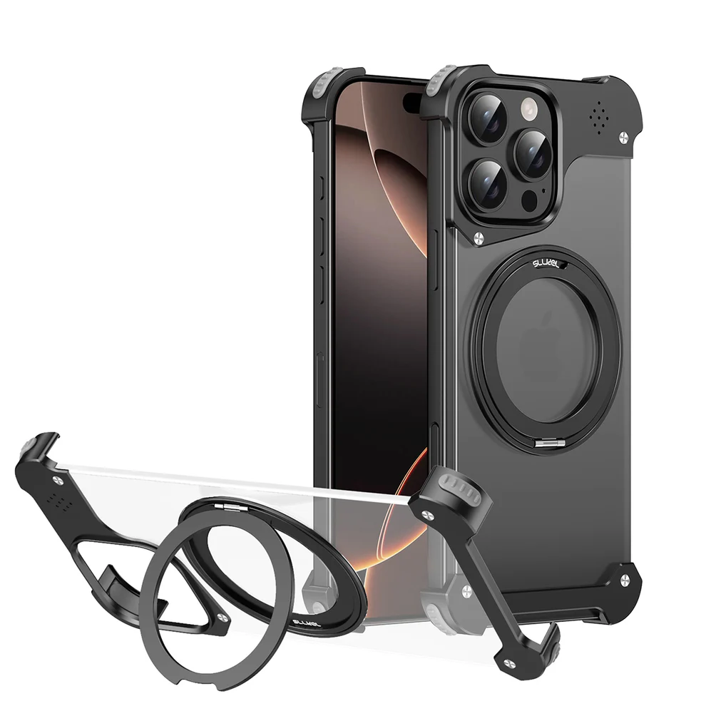 Aroma Transparent Metal Case For iPhone