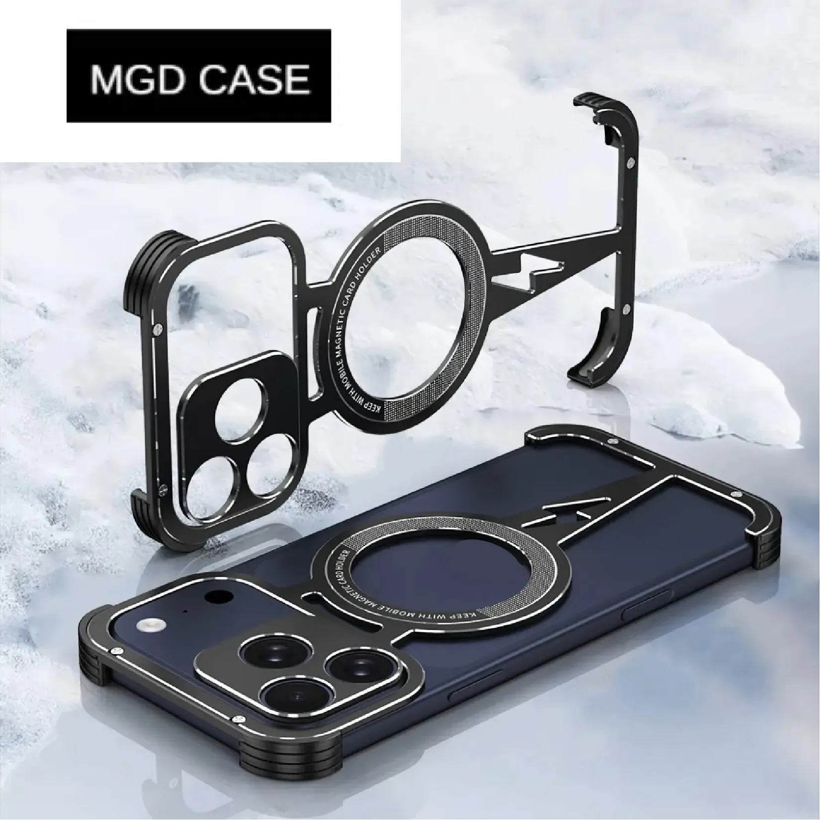 Flash Metal Case For iPhone