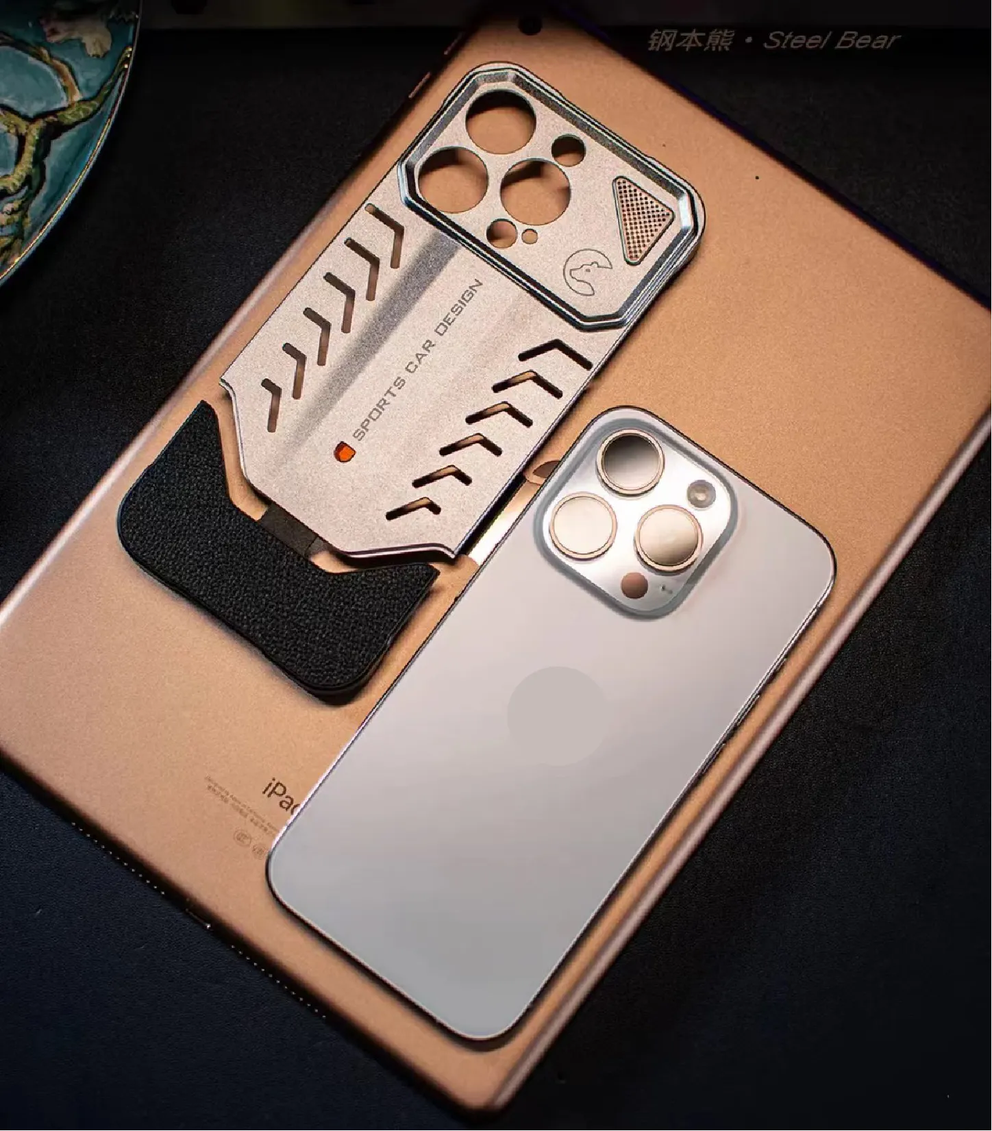 Supercar Design Metal Heat Dissipation iPhone Case