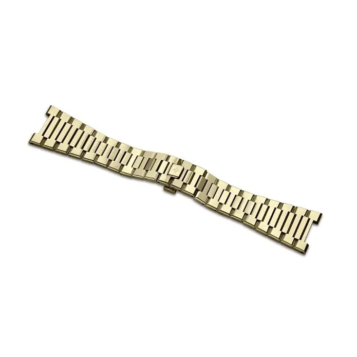 Auriglo Premium Metal Case And Stainless Steel Straps ( 44MM) new gold