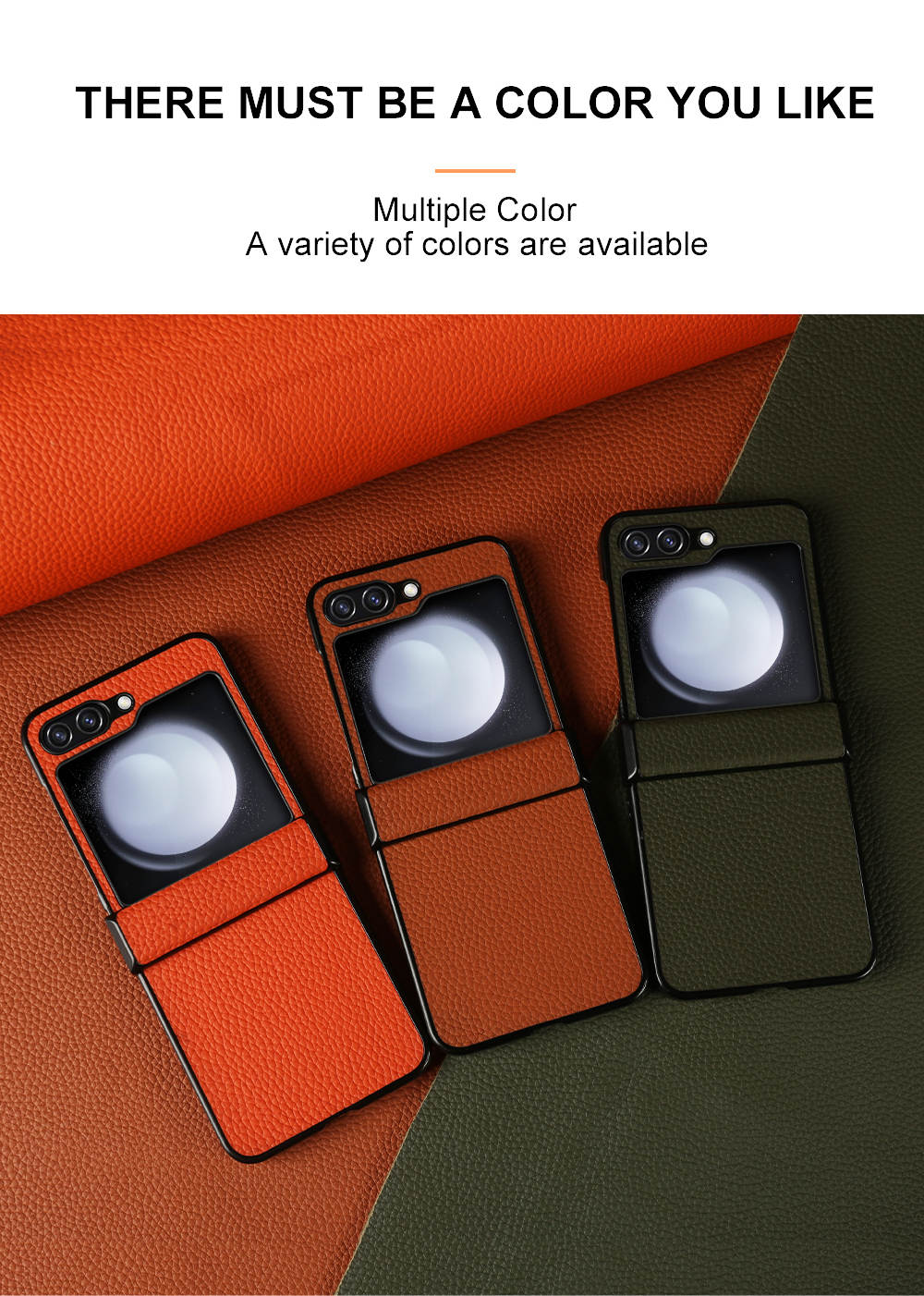 Luxury Real Leather Folding Flip Series Case For Samsung (Lychee Pattern)