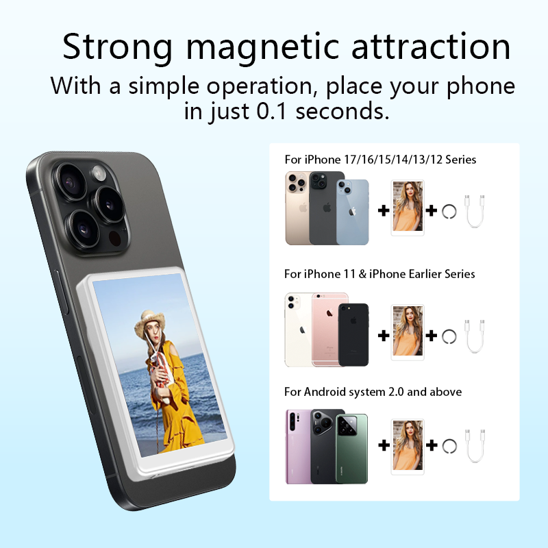Pro Ultra Vlog Selfie Monitor Screen For iPhone And Android (touchscreen)