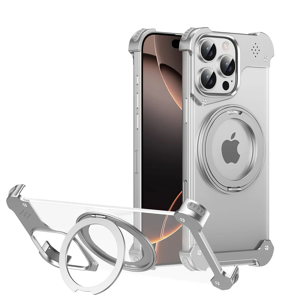 Aroma Transparent Metal Case For iPhone