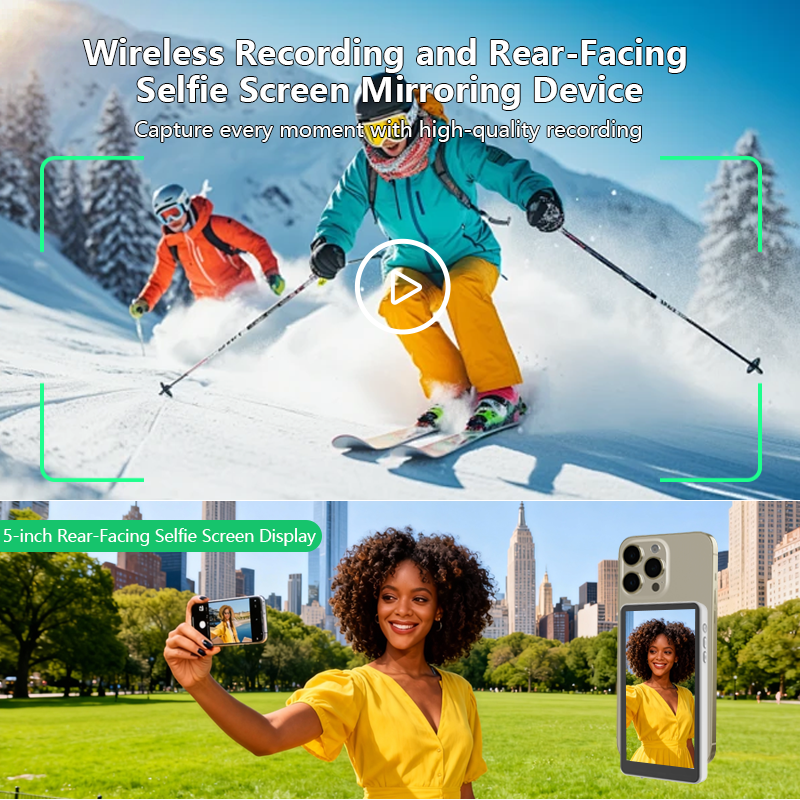 Ultra Vlog Selfie Monitor Screen For iPhone And Android